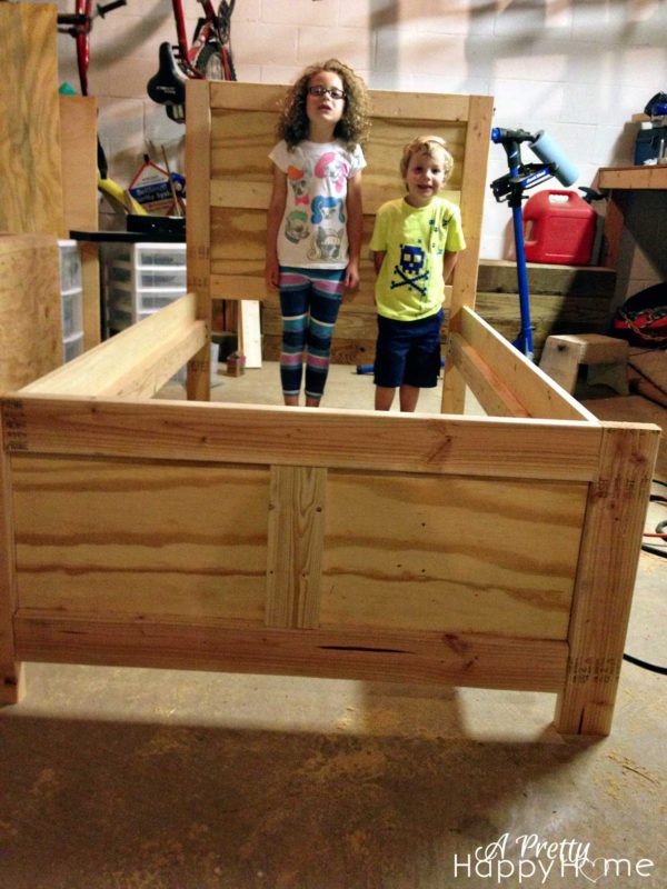 Pottery Barn Trundle Bed Knock Off A Pretty Happy Home