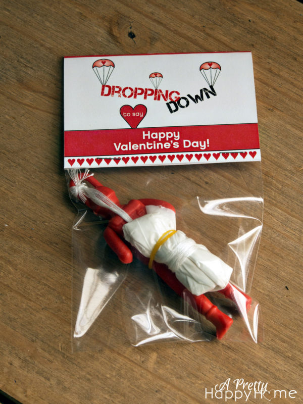 Parachute Man Valentine’s Cards – Free Printable – A Pretty Happy Home