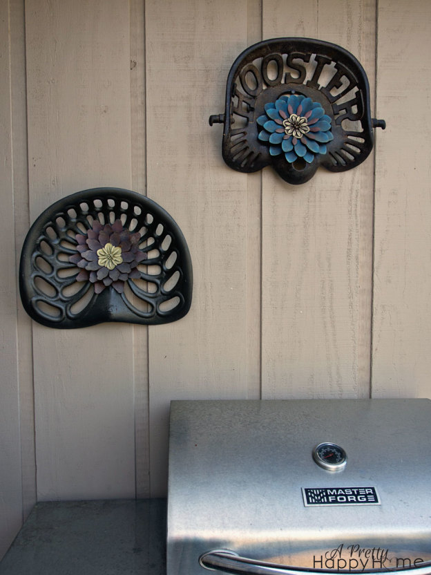 Tractor Seat Art A Pretty Happy Home