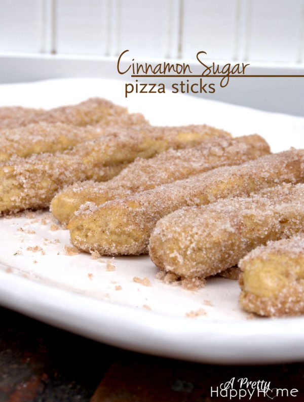 Cinnamon Sugar Pizza Sticks A Pretty Happy Home