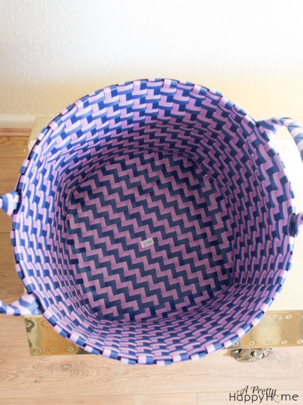 How to Reshape a Flexible Woven Plastic Basket A Pretty Happy Home