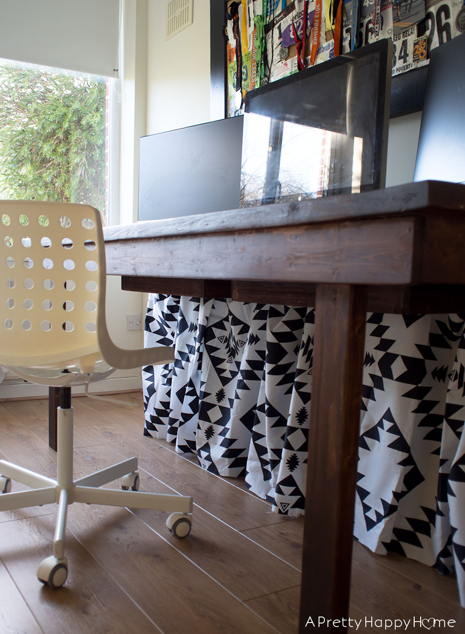 Desk curtain to hide those pesky cables - Completed Projects - the Lettuce  Craft Forums