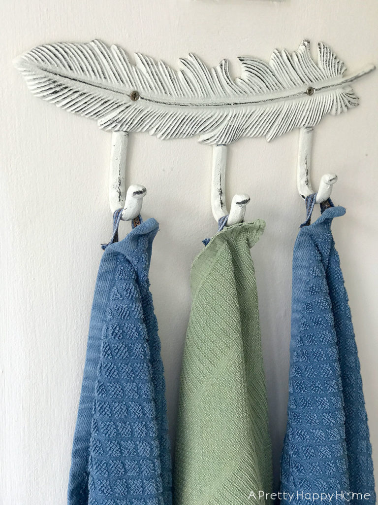 Repurposing Denim Belt Loops to Hang Towels A Pretty Happy Home