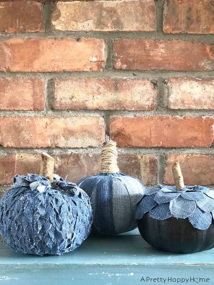 denim pumpkins on the happy list