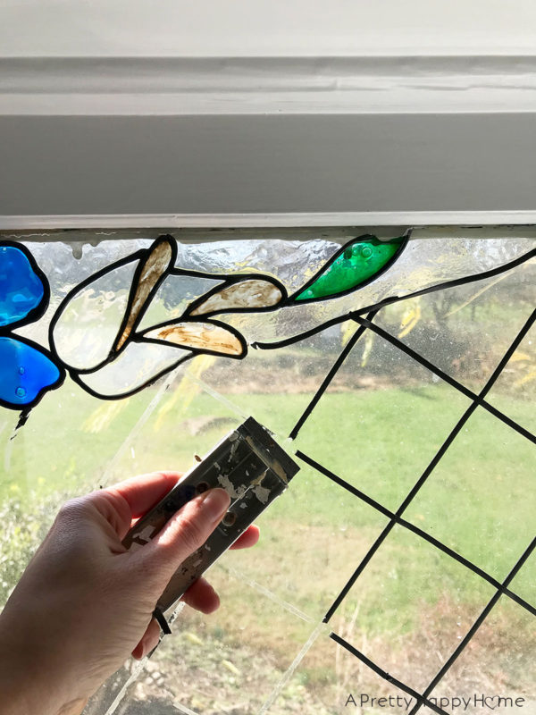 Removing Window Decals A Pretty Happy Home