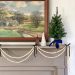 wood bead garland christmas mantel on the happy list