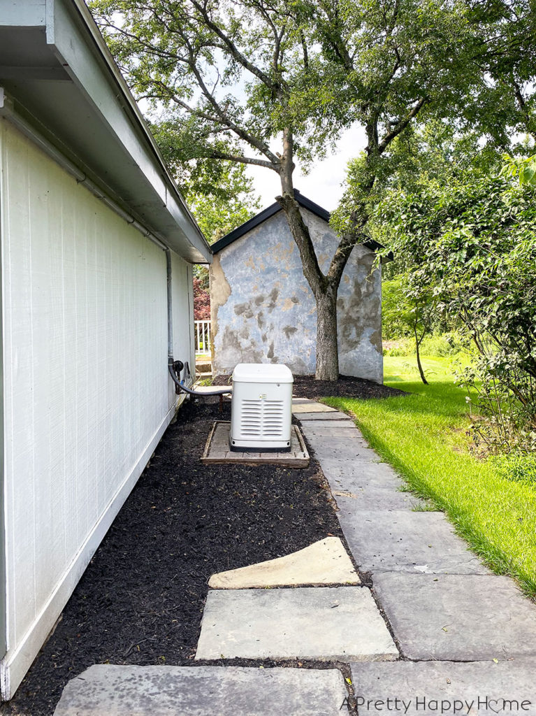 flowerbed bafter weeding outdoor project progress