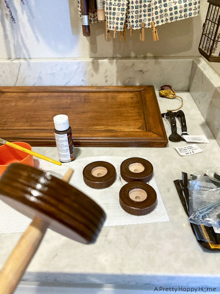 diy cabinet door tray