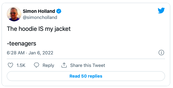 simon holland twitter on the happy list