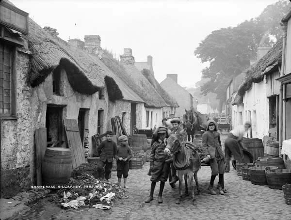 Reproduction rights owned by National Library of Ireland French, Robert, 1841-1917 photographer lucky and unlucky signs irish folklore