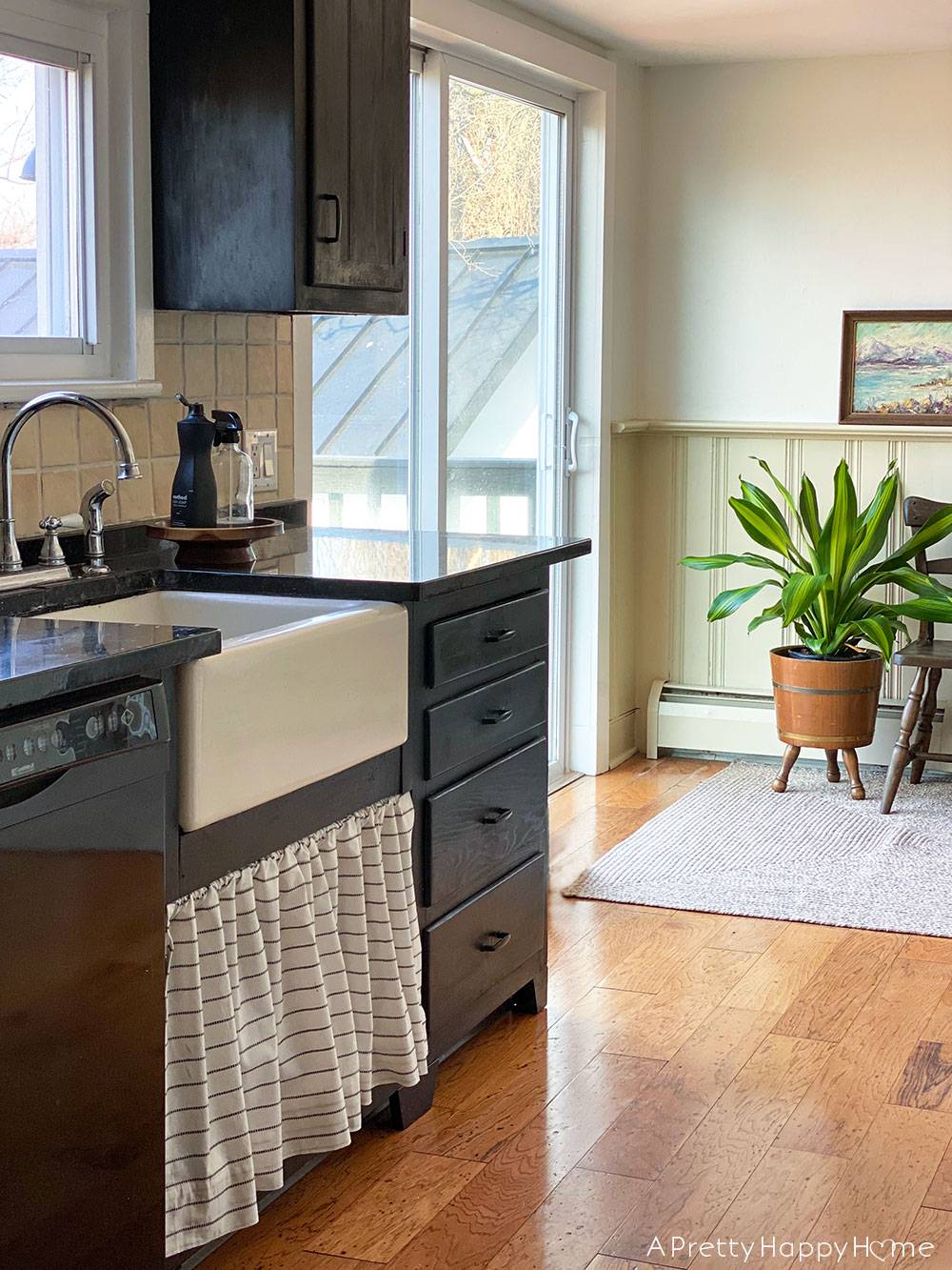 Sink Skirt Hack If You Don’t Own a Sewing Machine A Pretty Happy Home