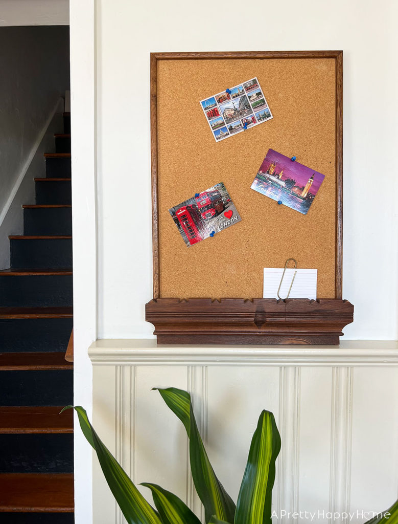 corkboard with shelf corkboard ideas