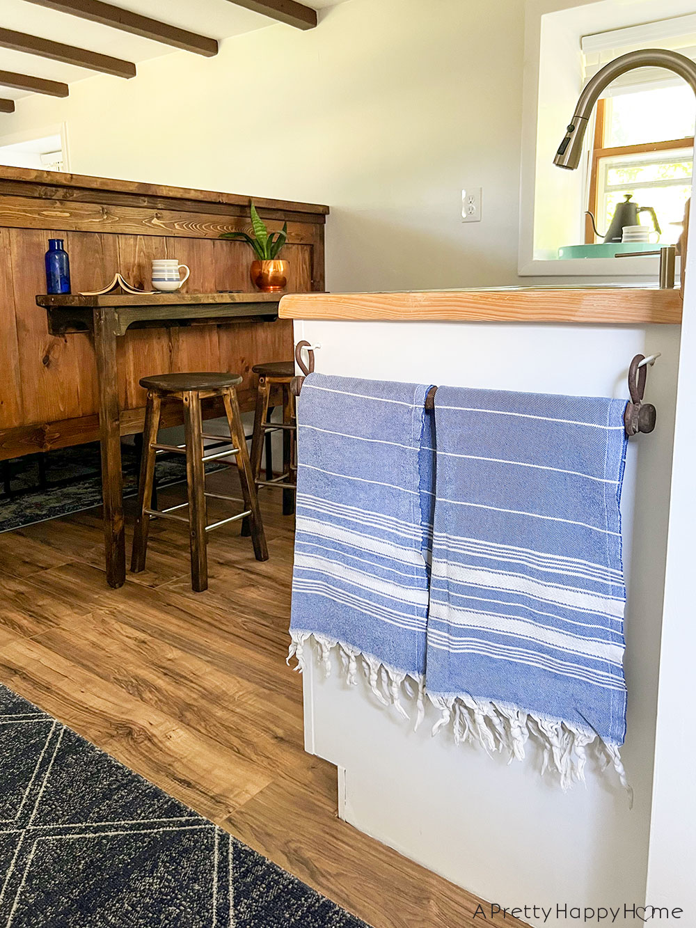 DIY Rustic Towel Bar From An Antique Harness A Pretty Happy Home