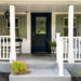 trick to making front door look bigger with paint paint the trim and door the same color