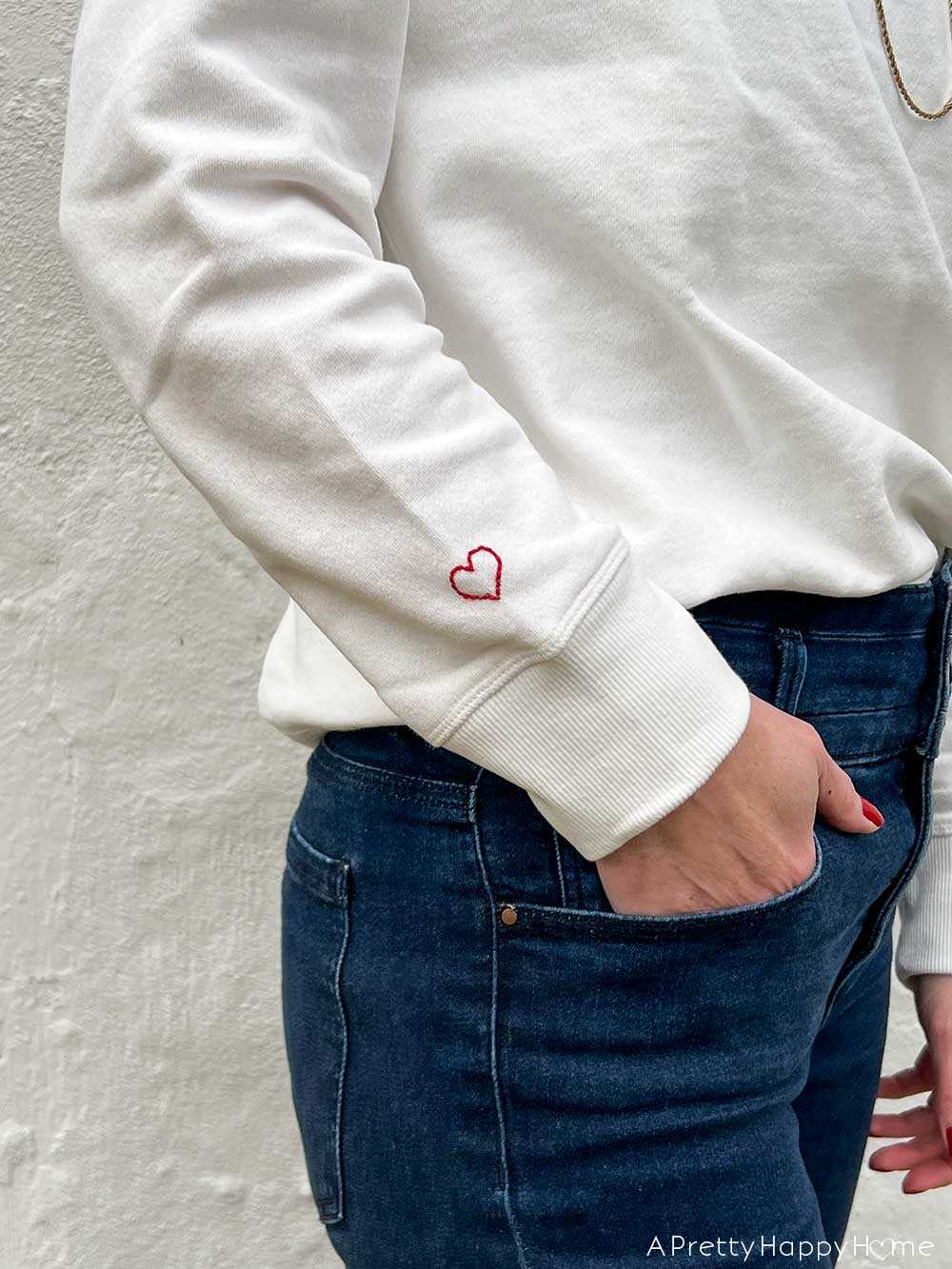Sweatshirt with Heart