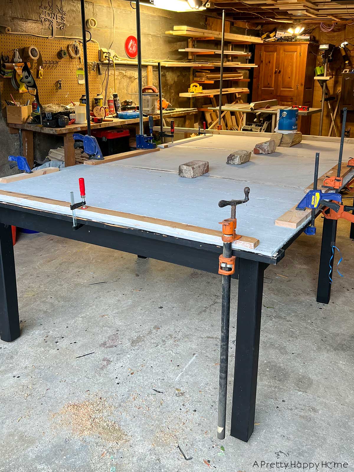 10 Tips For Building An Outdoor Ping Pong Table Using Cement Board A Pretty Happy Home