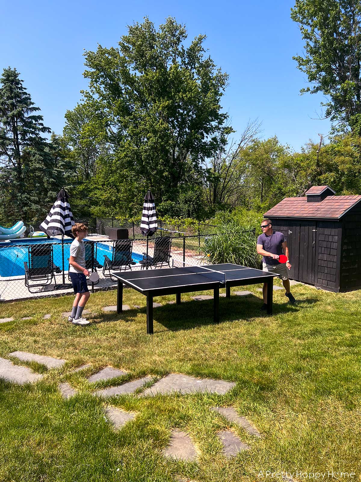 10 Tips For Building An Outdoor Ping Pong Table Using Cement Board A Pretty Happy Home