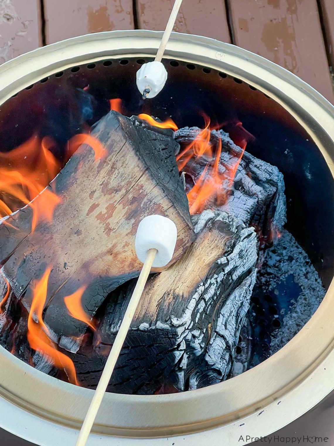 The Best Part Of Summer is being outside and roasting marshmallows over a solo stove