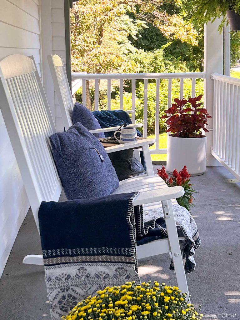 white farmhouse front porch with double rocking chairs double rockers for our porch