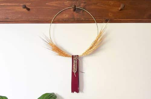 wheat wreath on the happy list