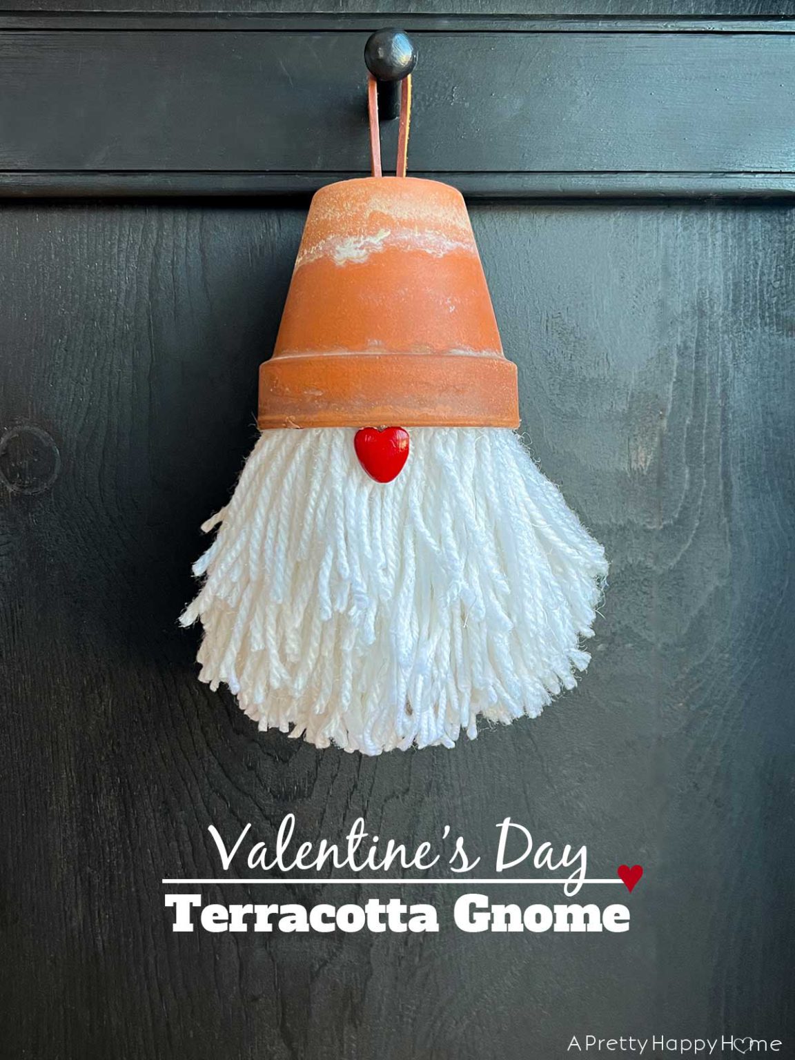 Valentine’s Day Terracotta Gnome A Pretty Happy Home