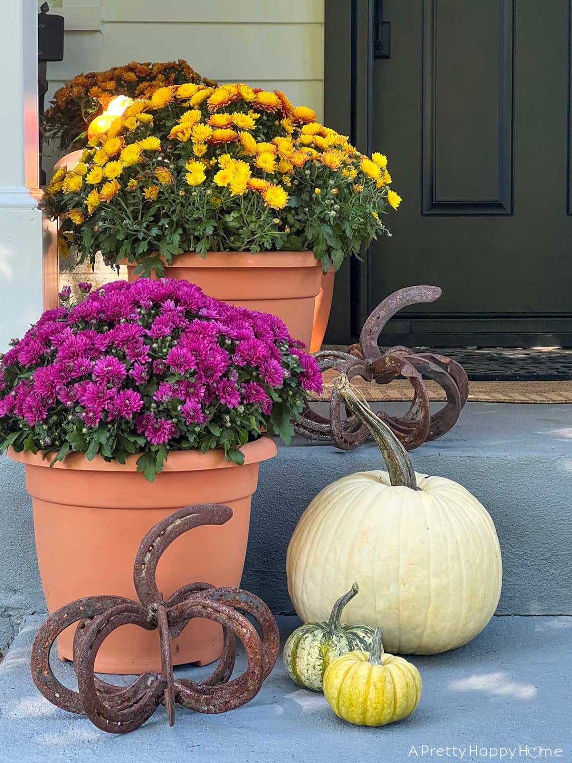 fall front porch on the happy list