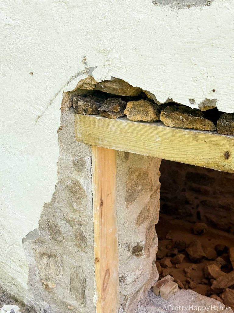 stone carriage house gym expansion how to install a window in a stone wall