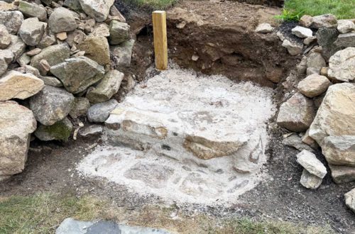 building fieldstone stairs DIY fieldstone stairs