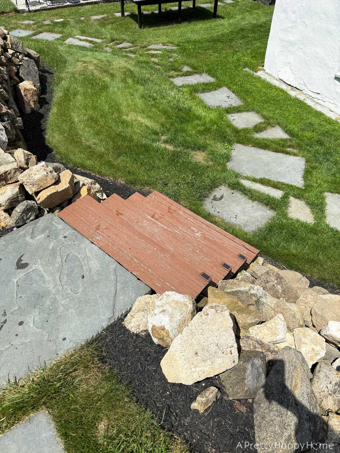 diy stone steps building fieldstone steps before
