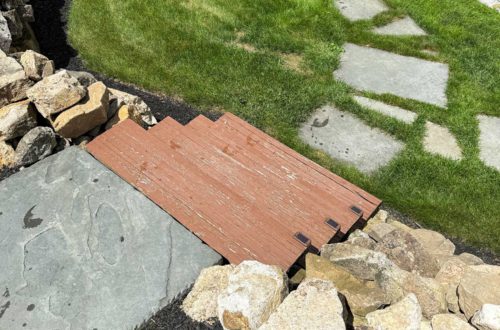 diy stone steps building fieldstone steps before