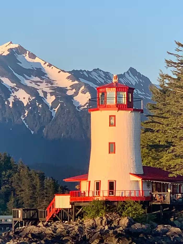 sitka lighthouse airbnb on the happy list