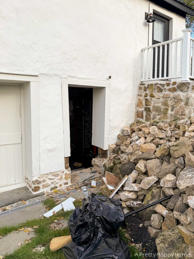Converting a Door Into a Window In a Stone Building