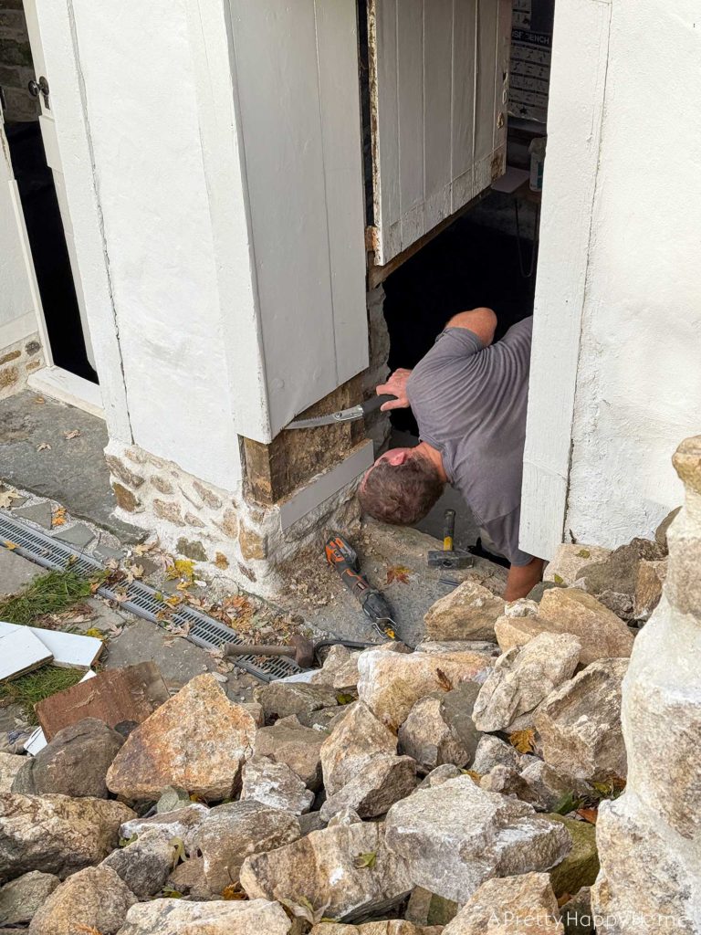 Converting a Door Into a Window In a Stone Building