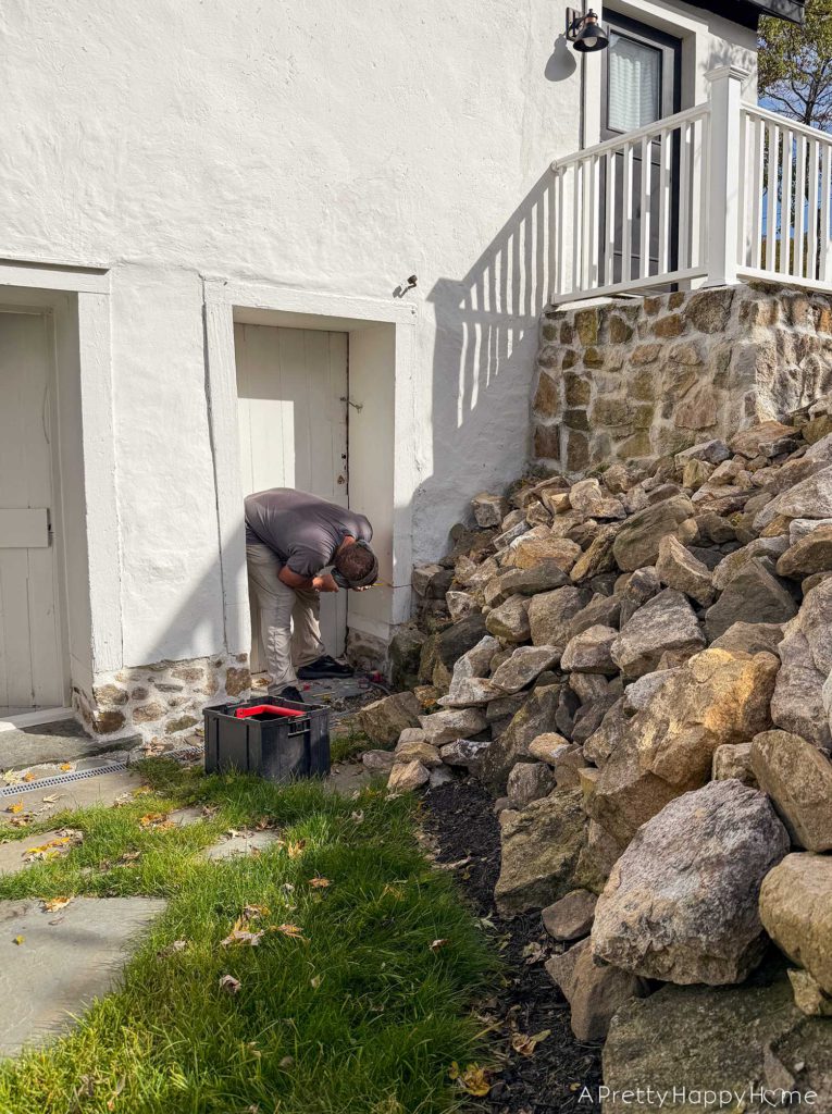 Converting a Door Into a Window In a Stone Building