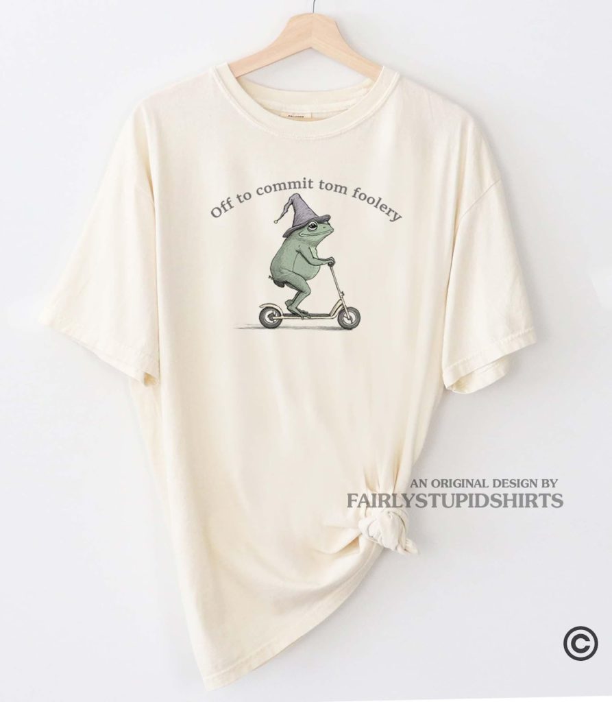 frog and tom foolery t-shirt by etsy shop fairlystupidshirts on the happy list