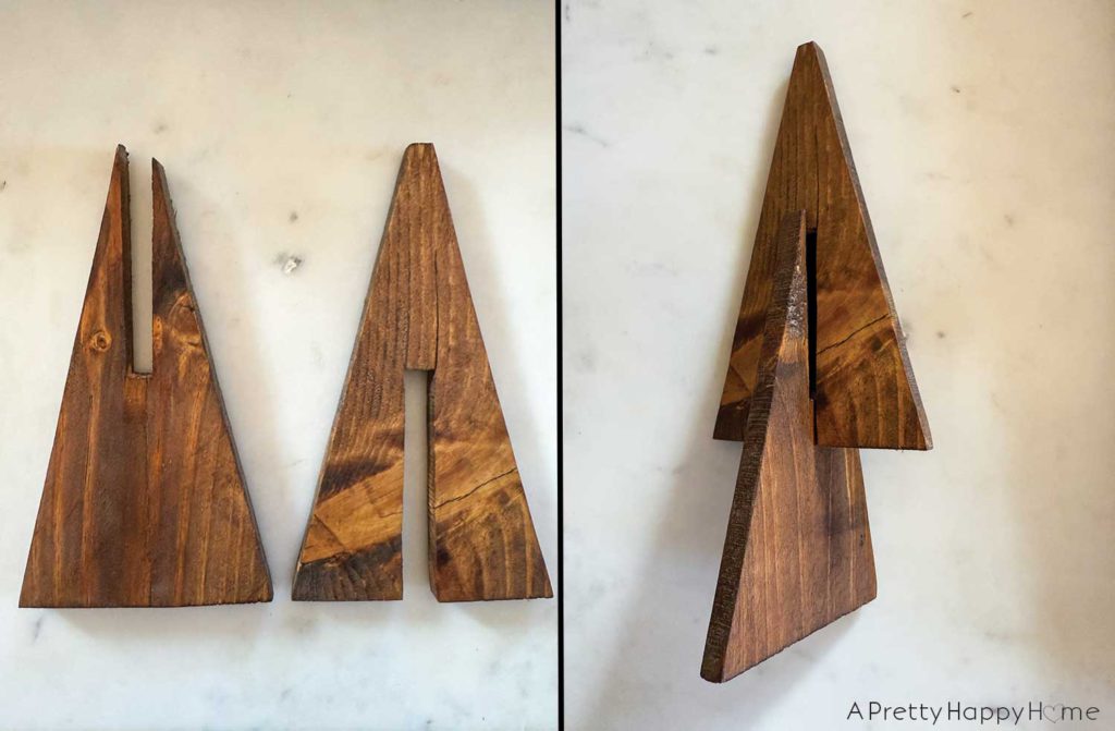 DIY giant plywood christmas trees template