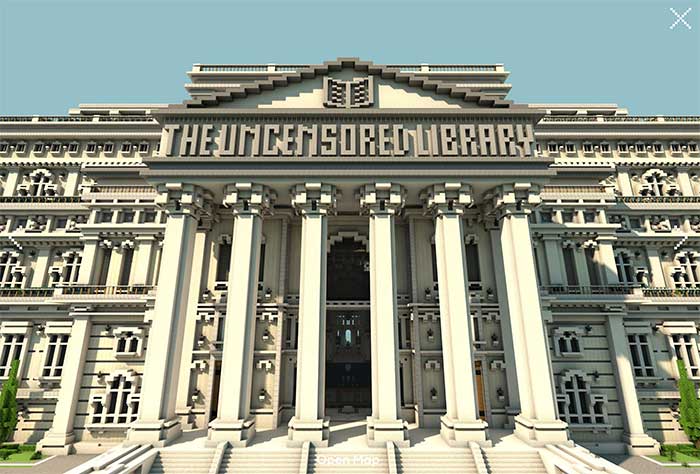 the uncensored library minecraft library screenshot