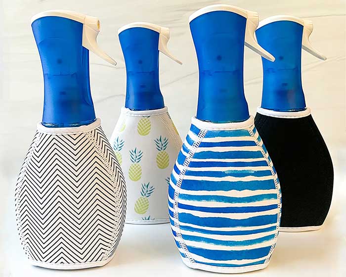 neoprene dawn power wash bottle sleeves to made in different patterns to match your kitchen