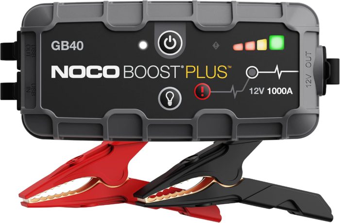 rechargeable jumper cable by noco. the noco boost plus.
